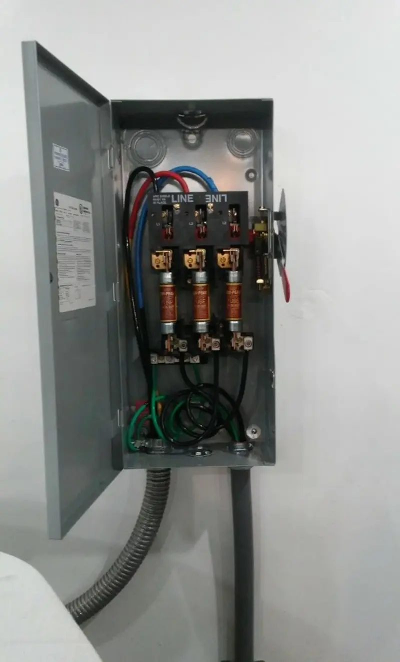 Three-phase disconnect switch installed for Electrical Wiring & Rewiring in Ulster